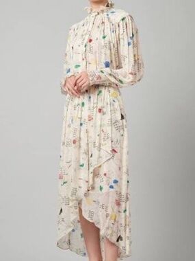 Isabel Marant Étoile Deneza Blouse & Maxi Skirt Matching Set – Multicolor